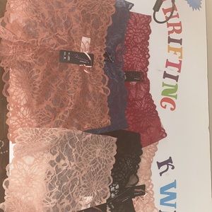 Lace Boyshorts 6 Pairs all for 20$